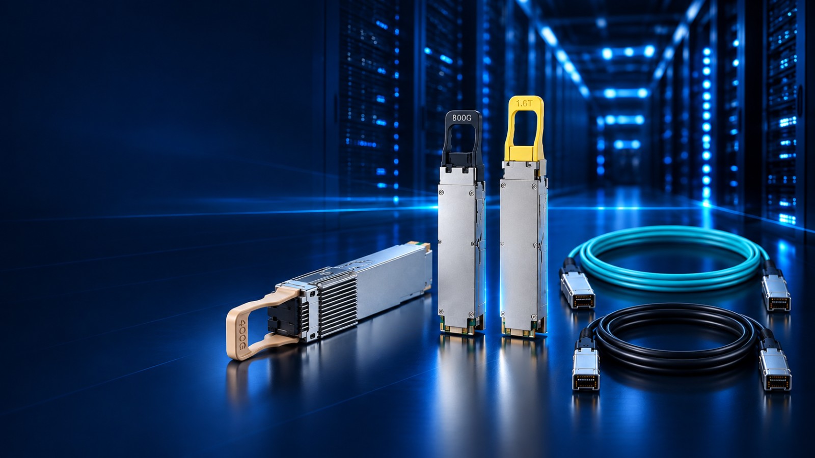 QIANWU 400G 800G and 1.6T optical interconnect portfolio